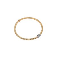Bracciale Fope Donna Prima in Oro giallo Diamante 0.07 Ct 746B BBRM GB - 746B BBRM GB
